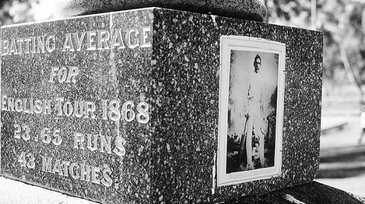 The grave of Aboriginal cricketer Johnny Mullagh. Photo: supplied