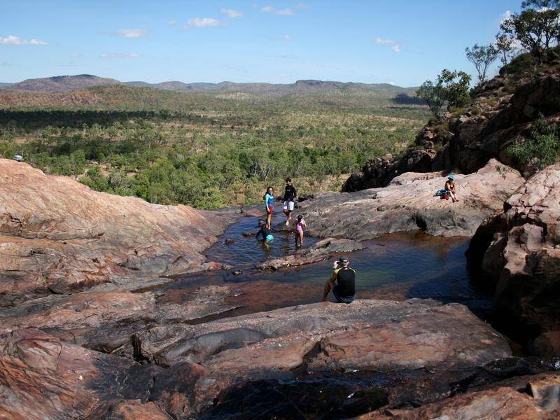 The Gunlom Falls in the NT are at the centre of a legal stoush decided by the High Court. (Larine Statham/AAP PHOTOS)