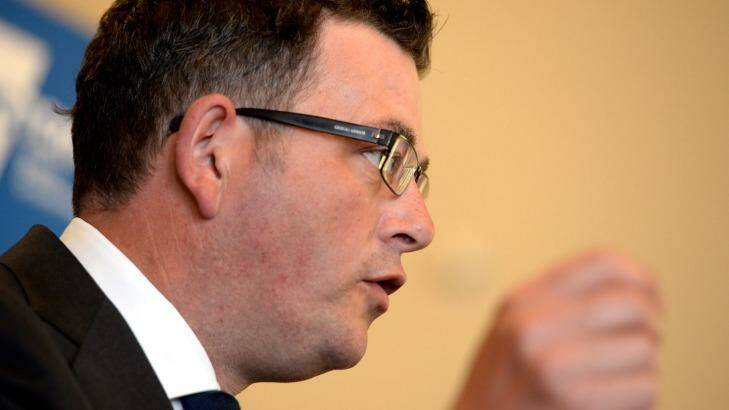 Premier Daniel Andrews confirmed the link would be tolled. Photo: Penny Stephens