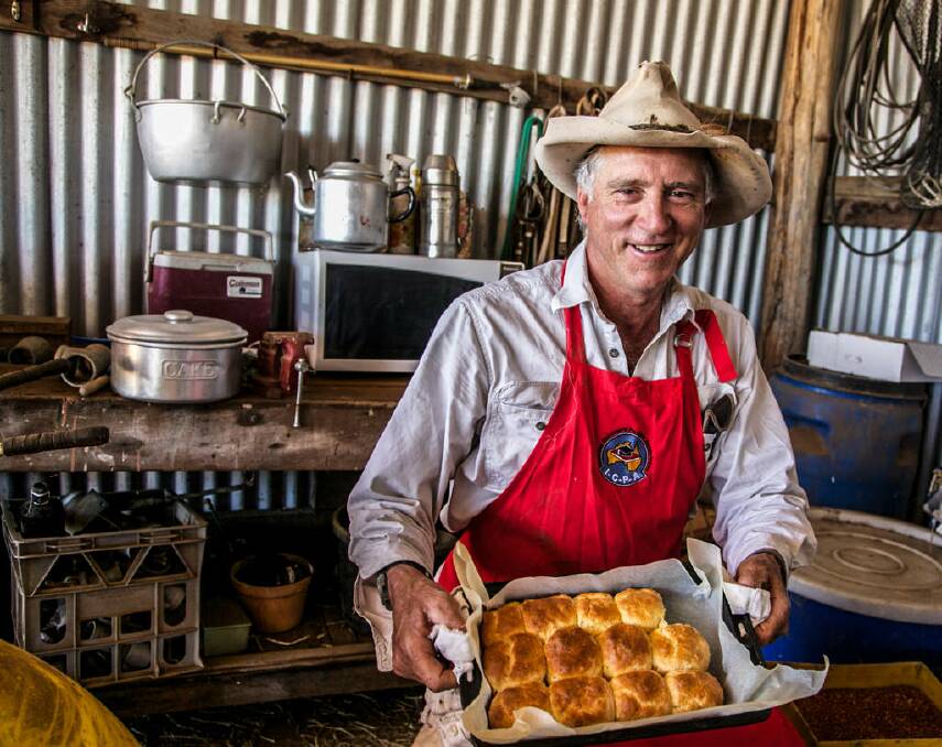 FINALIST: "Hot scones anyone? Central Queensland cattleman Peter Heelan cooks scones at a bush camp for the mustering team." Photo: Paula Heelan