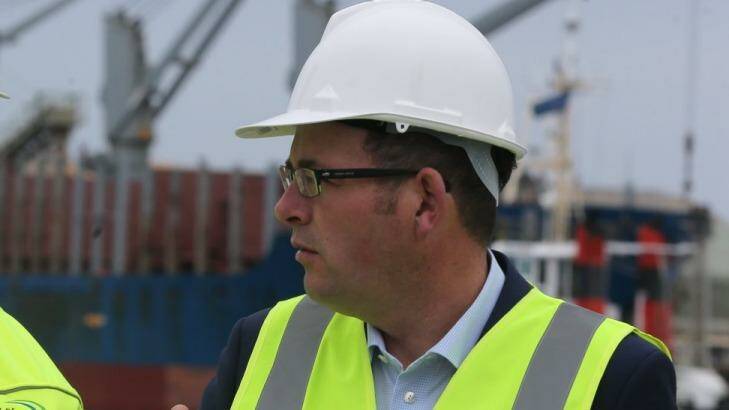 The dispute over the Port of Melbourne sale could give Premier Dan Andrews an early election trigger. Photo: Rob Gunstone