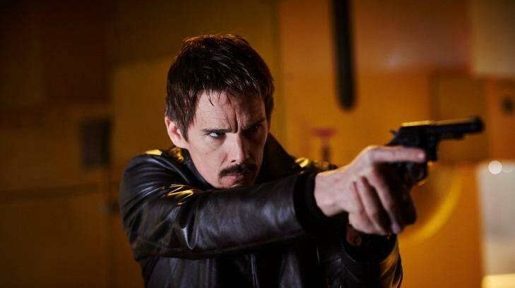 Ethan Hawke plays an agent who can jump around in time in the thriller Predestination. Photo: Supplied