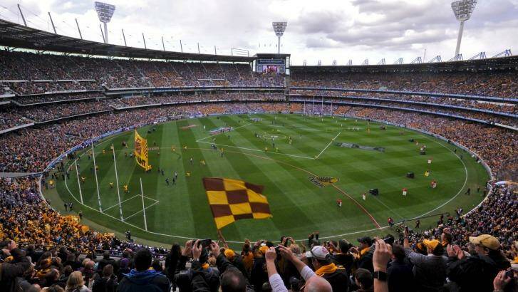 Extra tram and train services will help tens of thousands of footy fans get to the 'G. Photo: Wayne Taylor