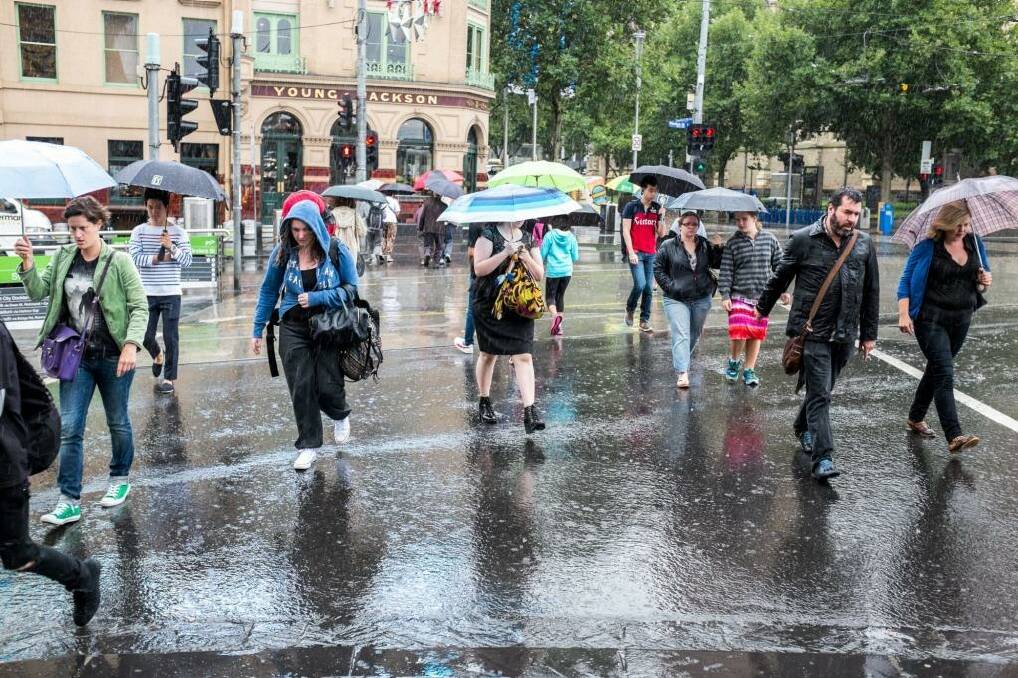 Melbourne saw 47 millimetres of rain in January. Photo: Salona Chithiray
