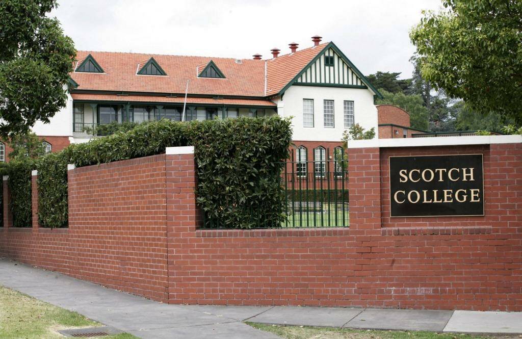 Scotch College in Hawthorn. Photo: Gary Medlicott