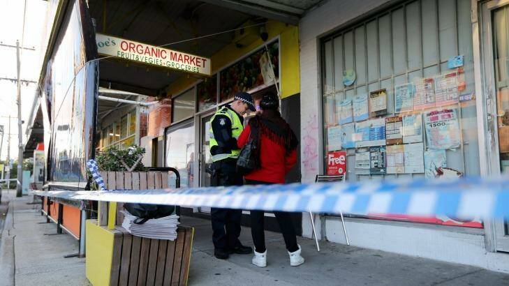 Joe's Organic Market, where police were called to the shooting early on Friday morning. Photo: Wayne Taylor
