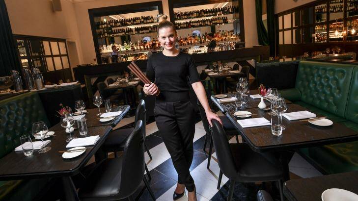 Just opened ... The Cut's general manager Lorena Smyth is introducing the Sydney steakhouse to Melbourne diners. Photo: Eddie Jim