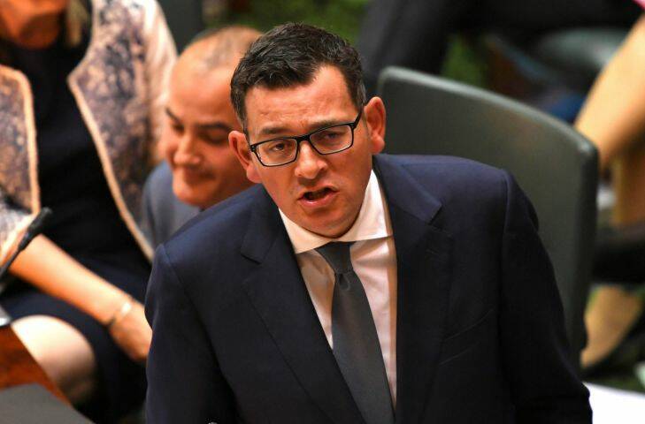 The Premier of Victoria Daniel Andrews at the question time. 17 October 2017. The Age News. Photo: Eddie Jim.