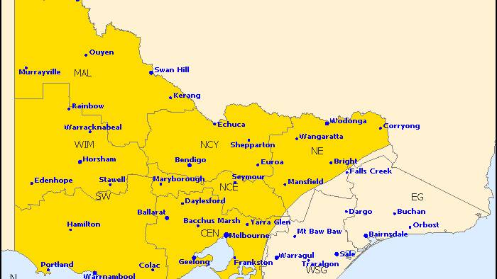 Severe weather and flood watch for Wimmera