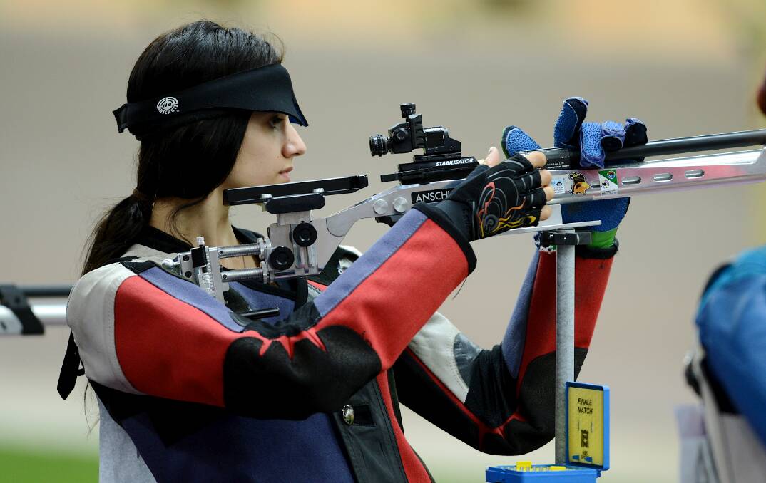 AIMING HIGH: Alethea Sedgman competing in the London Olympics in 2012. Picture: Pat Scala, The Age