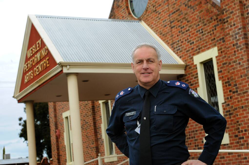 Wimmera Superintendent Graham Kent will speak at this year's Horsham Blue Ribbon Committee's Crime Night. Picture: PAUL CARRACHER