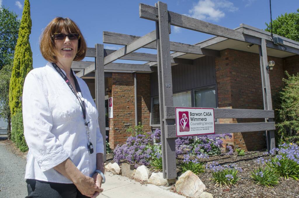 FINISHED: Barwon CASA Wimmera Counselling Services manager Jo-Anne Bates outside the group’s centre in Horsham last year. Picture: EMMA D’AGOSTINO