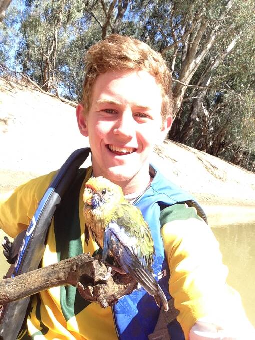 MISSION COMPLETE: Horsham's Tom Dunn has raised more than $11,000 for Aurora Early Intervention Centre - a Melbourne school for deaf and blind children - by kayaking the Murray River. Picture: CONTRIBUTED