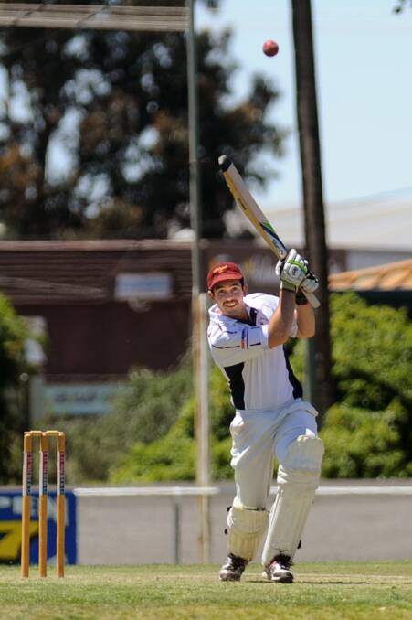 DESTROYER: Noradjuha-Toolondo skipper Matt Combe made 87 with the bat and took 10-52 - including a hat-trick - to guide his side to an outright win against Laharum. Picture: PAUL CARRACHER