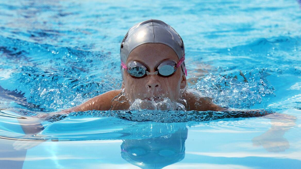 Claudia McAuliffe, Horsham, breast stroke, Wimmera Swimming Championships at Warracknabeal. 