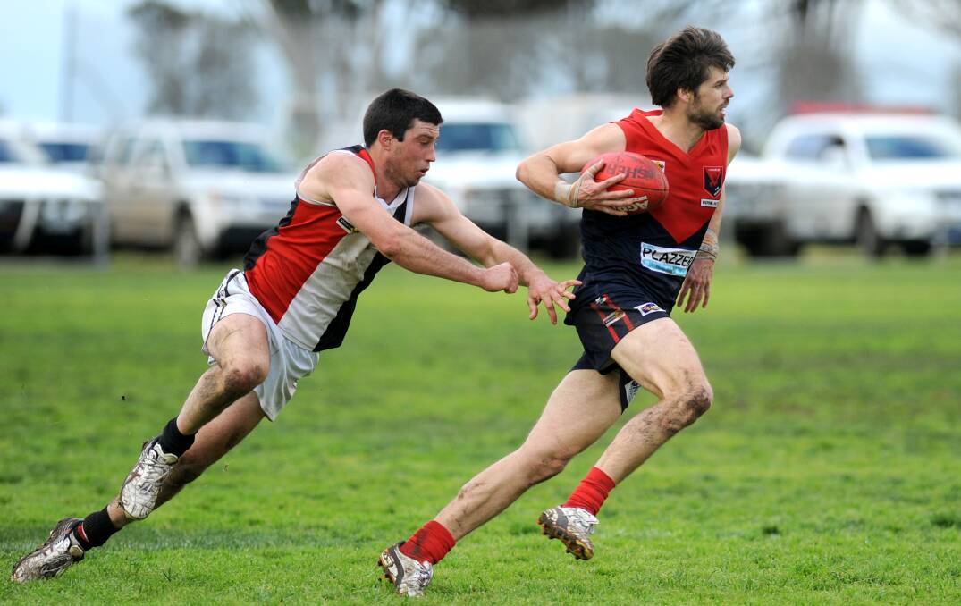 DASHING: Rhys Bennett was superb for Laharum at the weekend in a win over Taylors Lake. Picture: SAMANTHA CAMARRI