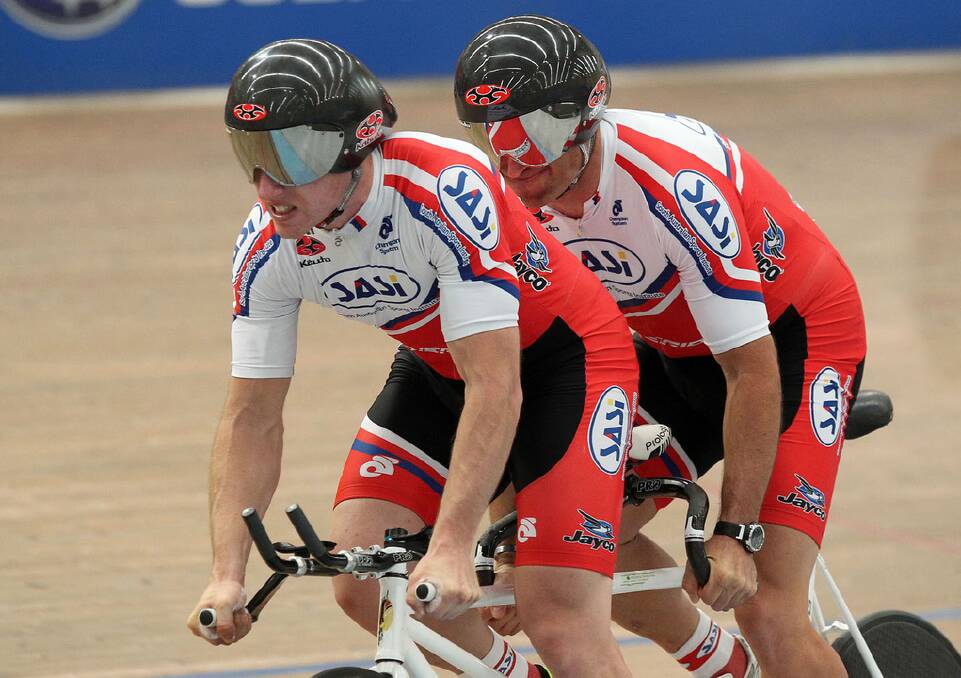 TANDEM: Jason Niblett, left, will partner with Kieran Modra at the Commonwealth Games in Glasgow. Picture: CONTRIBUTED