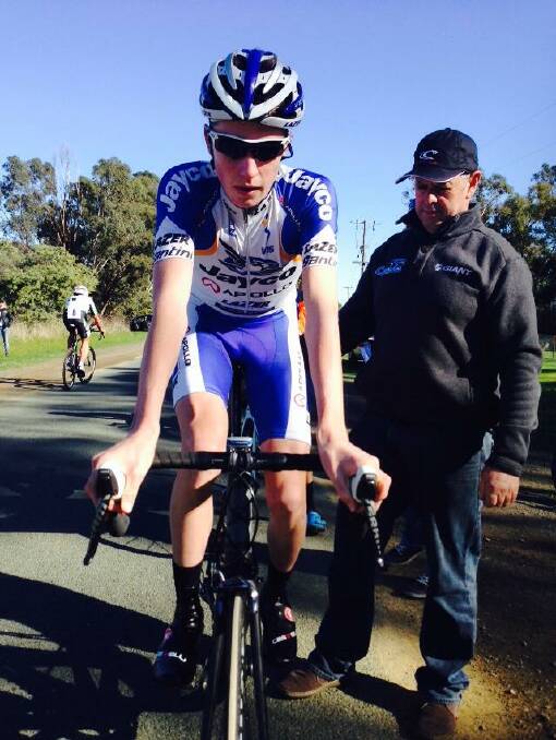 ROAD TO SUCCESS: Ararat's Lucas Hamilton won a gold medal at the under-19 national road championships at the weekend. Picture: CONTRIBUTED
