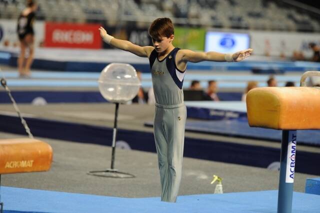 STAR: Hudson Irwin at last year's national junior gymnastics championships. Picture: WINKIPOP MEDIA