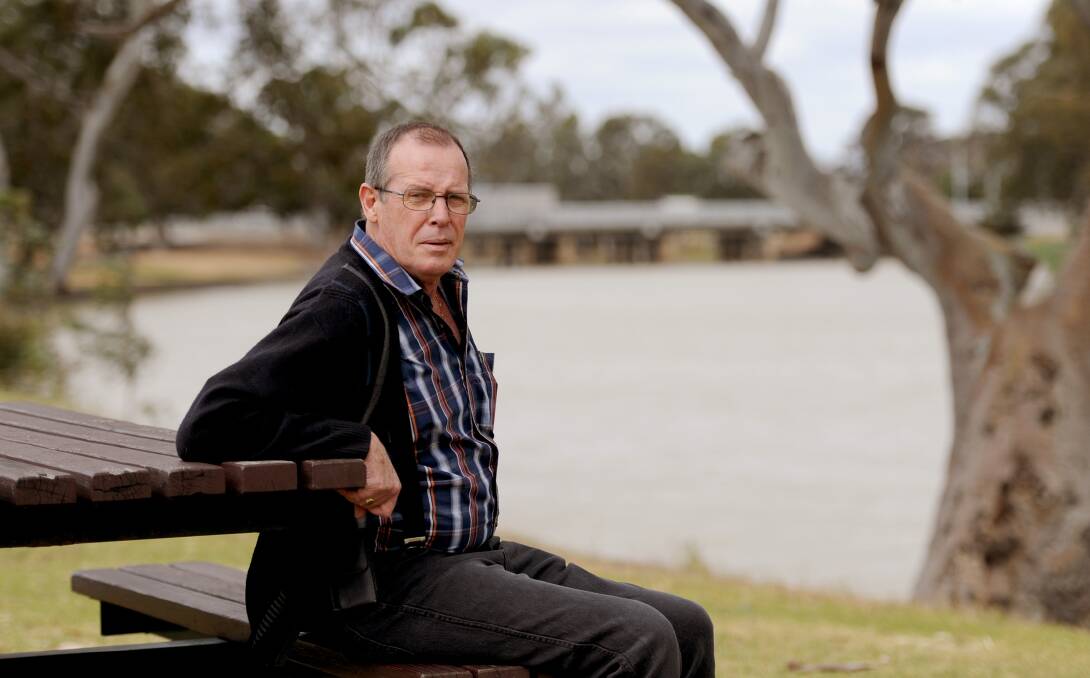 DAILY BATTLES: Nhill's David Goodluck smoked 60 cigarettes a day before he was diagnosed with Chronic Obstructive Pulmonary Disease. Picture: SAMANTHA CAMARRI