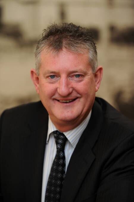 STAYING ON: Horsham Rural City Council chief executive Peter Brown. Picture: PAUL CARRACHER 