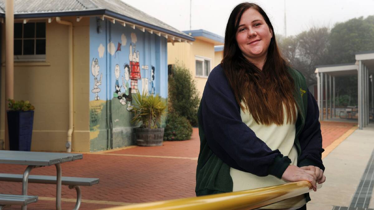 HELP: Rainbow Secondary College year 12 student Georgia Klemm will use her $30,000 scholarship to attend university in Adelaide.