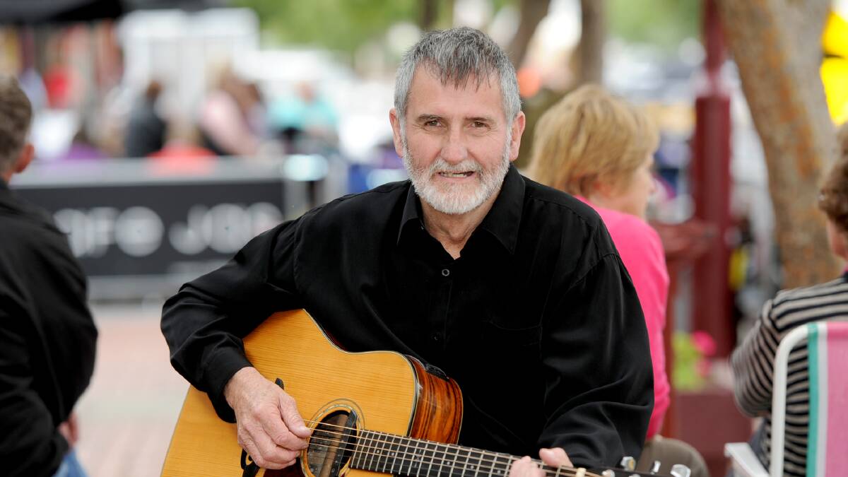 TALENTED: Frankston’s Bill Duffy took out the walk-ups section of the Horsham Country Music Festival. Picture: SAMANTHA CAMARRI