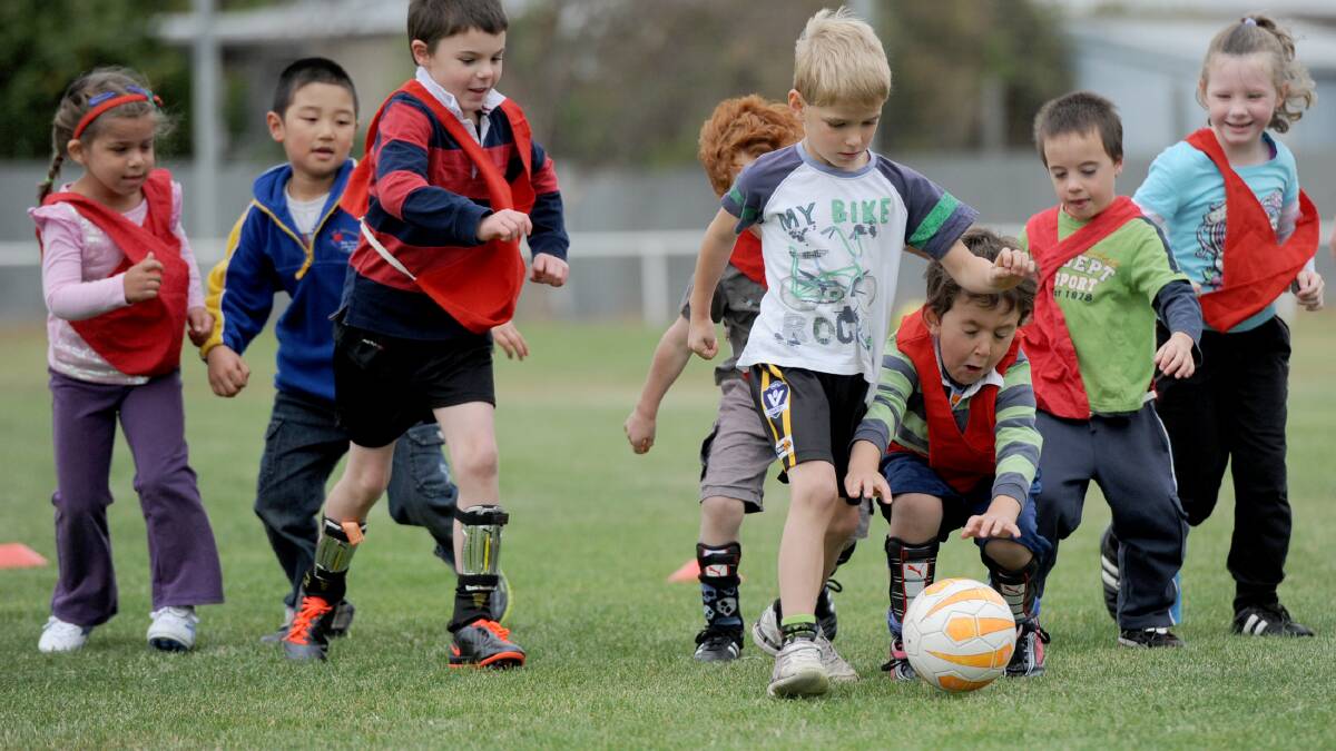 MOVE AHEAD: Horsham and District Soccer Club players will move from their base at Horsham's Dudley Cornell Park to a new home at Horsham Racecourse next year. Picture: SAMANTHA CAMARRI
