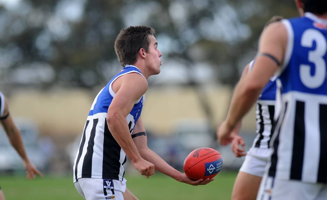 Kade Petering and his Burras team-mates got their first win of 2015 at the weekend. Picture: SAMANTHA CAMARRI