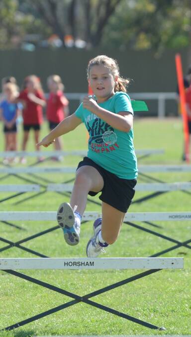 Tess Jones, 8. Horsham West Primary School sports day 