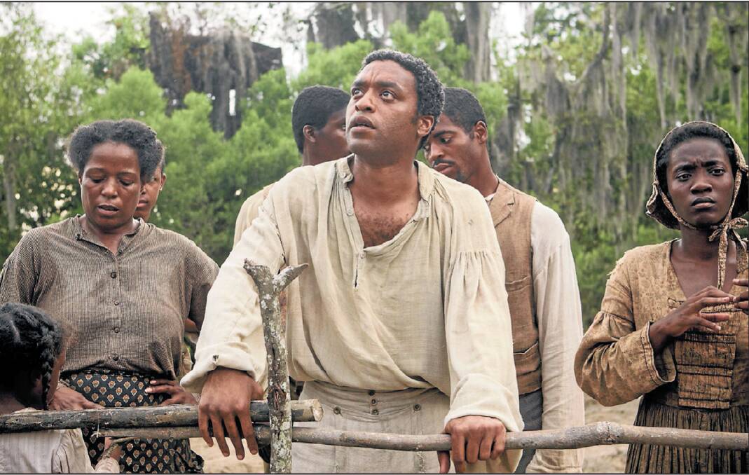 HUMANITY'S CHAINS: Chiwetel Ejiofor as Solomon Northup in 12 Years a Slave.