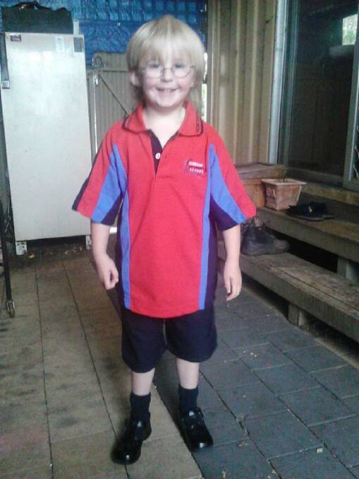Hirahni Hornsby, 5, started prep at Horsham Primary School 298 campus.