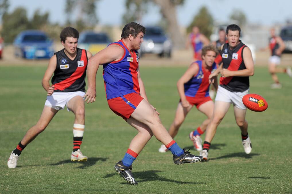 Rupanyup's Dennis Finnigan was among the Panthers' best at the weekend. Picture: SAMANTHA CAMARRI