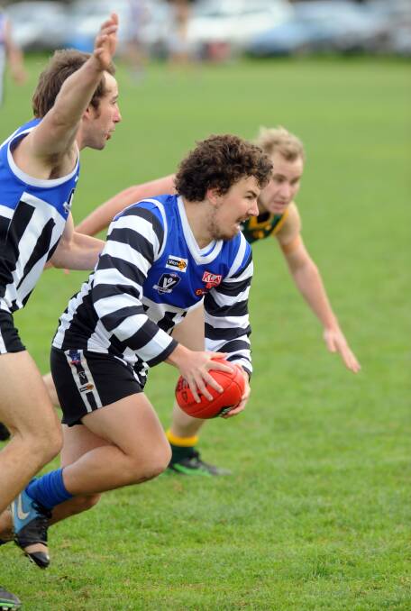 Blake Grant will help form a potent forward line for Minyip-Murtoa on Saturday. Picture: PAUL CARRACHER