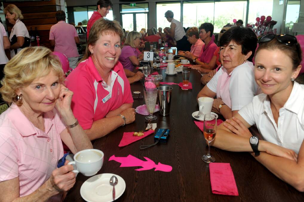 FOR A GOOD CAUSE: Marie Perry, Julie Wirth, Glenda Campbell and Ellie Morrow.