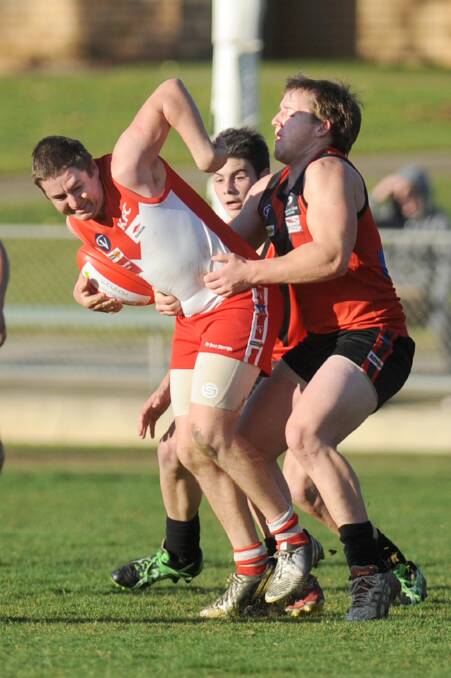 STRONG: Ararat's Jake Williamson has played well so far in 2014. Picture: SAMANTHA CAMARRI