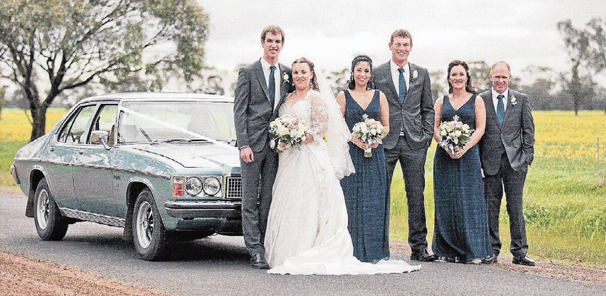 AUGUST 24: Thomas and Maree Moll left for a honeymoon in Margaret River, Western Australia, after marrying in Goroke Lutheran Church on August 24. Mr and Mrs Moll have made their home at Winiam.