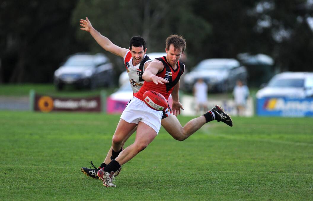 IN FORM: Stawell midfielder Cameron Kimber will be important if the Warriors are to challenge Horsham on Saturday. Picture: SAMANTHA CAMARRI
