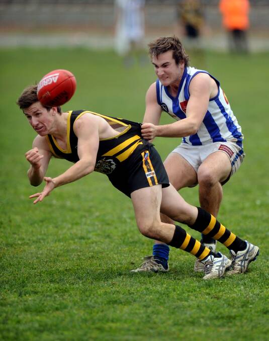 Pimpinio's Darcy O'Connor was solid in the midfield at the weekend. Picture: PAUL CARRACHER