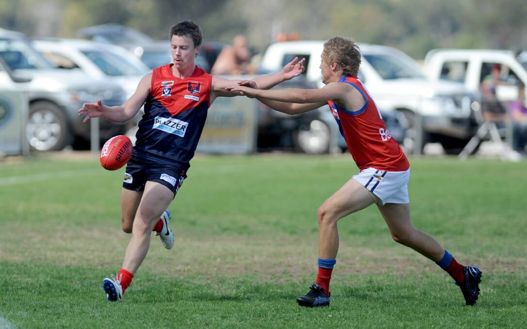 Laharum's Hamish Roberts played his best game of the season so far at the weekend. Picture: SAMANTHA CAMARRI