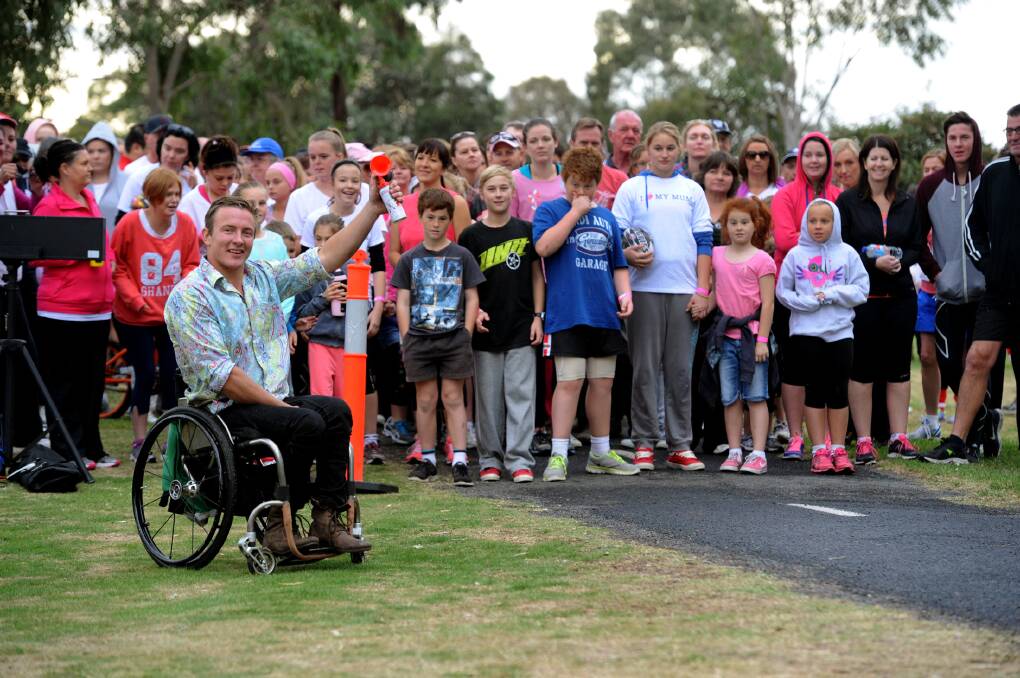INDUCTED: Paralympian Jannik Blair, pictured at the Horsham Mother's Day Classic at Sawyer Park, will be inducted into the hall of fame at the Horsham Sports and Community Club Sports Star of the Year award on Monday night. Picture: SAMANTHA CAMARRI
