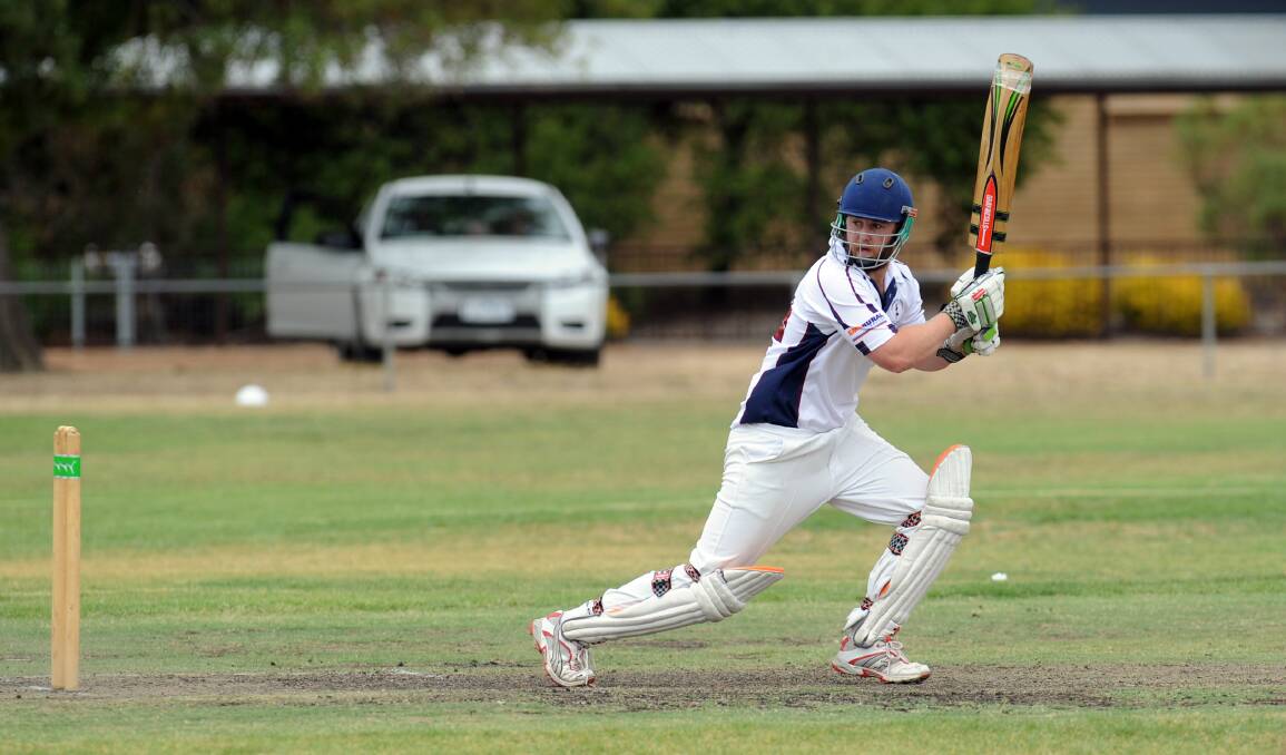 IN FORM: Noradjuha-Toolondo all-rounder Josh Colbert, pictured in action last season, will look to continue his form from the weekend when the Bullants take on Rup-Minyip on Saturday. Picture: PAUL CARRACHER