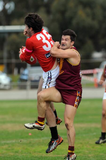 BEST: Warrack Eagles' Jason Hinkley kicked two goals at the weekend and made it int the best. Picture: PAUL CARRACHER