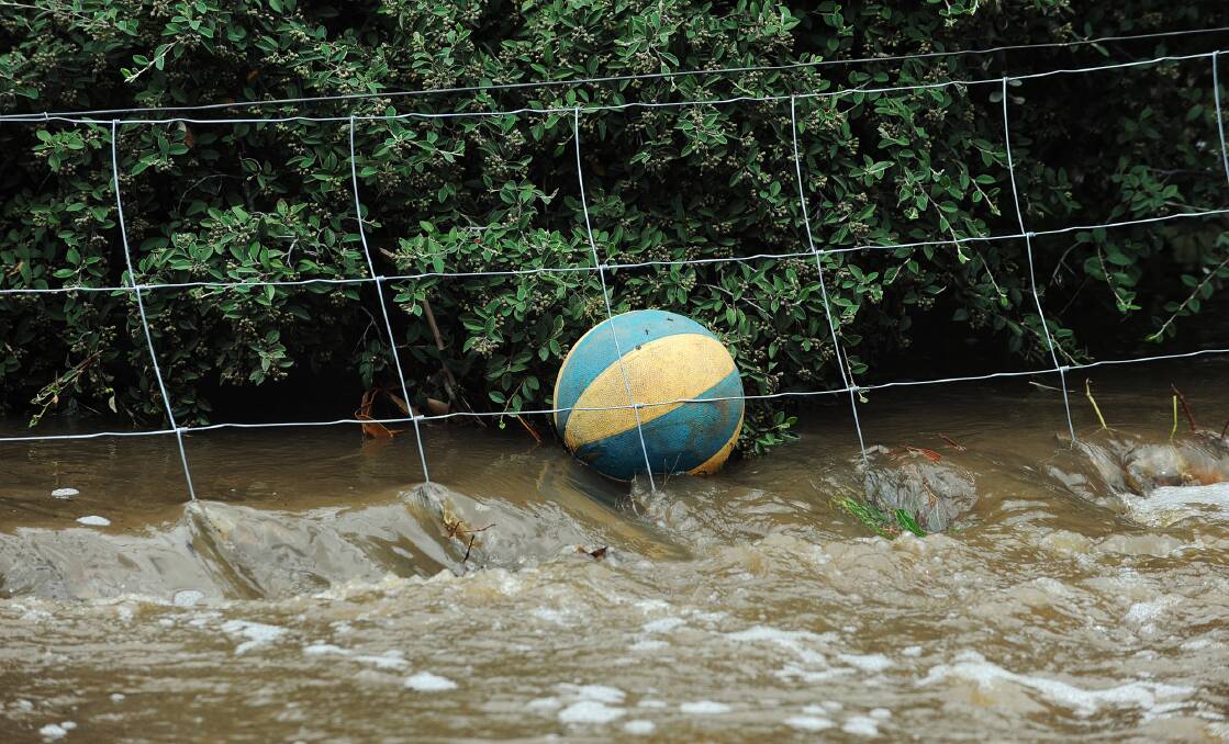 The 2011 floods in the Wimmera. Picture: KATE HEALY
