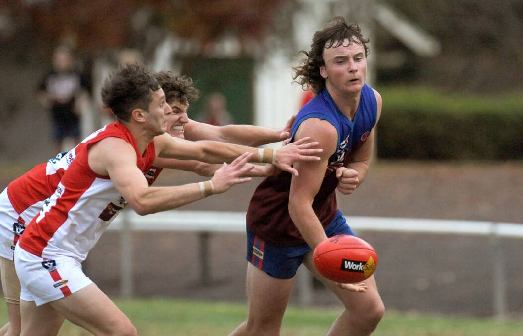 READY TO GO: Horsham’s Rhona Conboy, right, will make his TAC Cup debut for the North Ballarat Rebels on Sunday. Picture: SAMANTHA CAMARRI