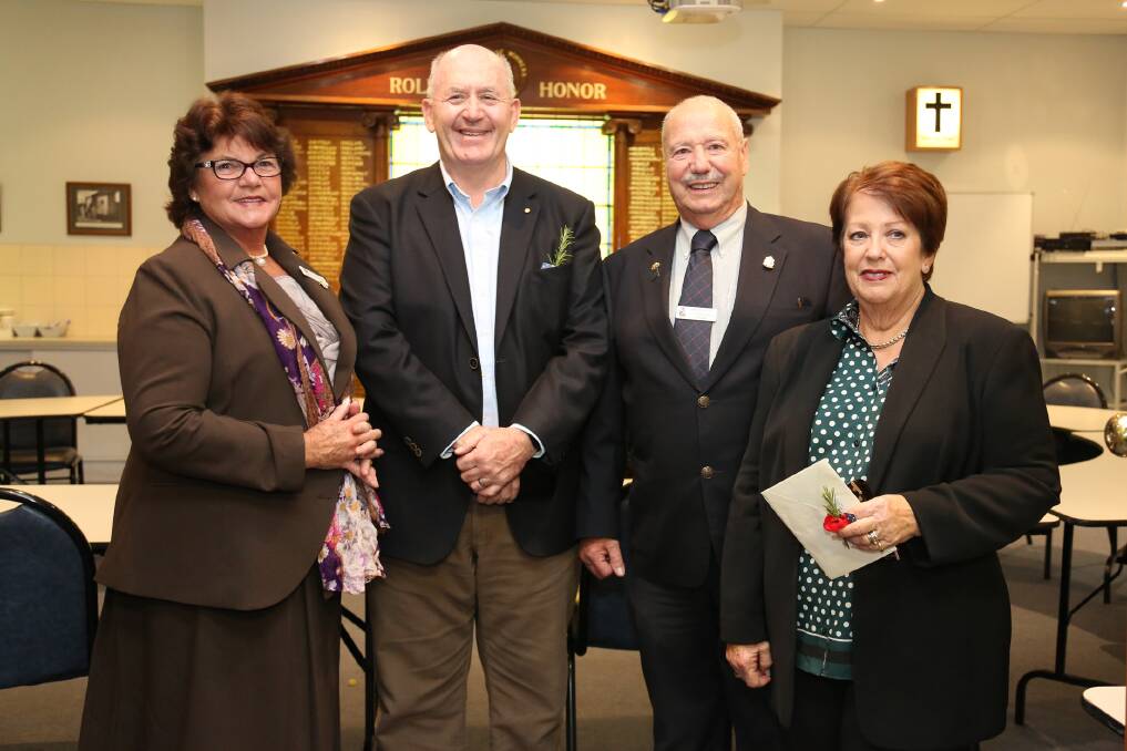 Pat Brondsema and Horsham RSL president John Brondsema are excited to have Governor-General Peter Cosgrove and Lynne Cosgrove visit. Picture: THEA PETRASS
