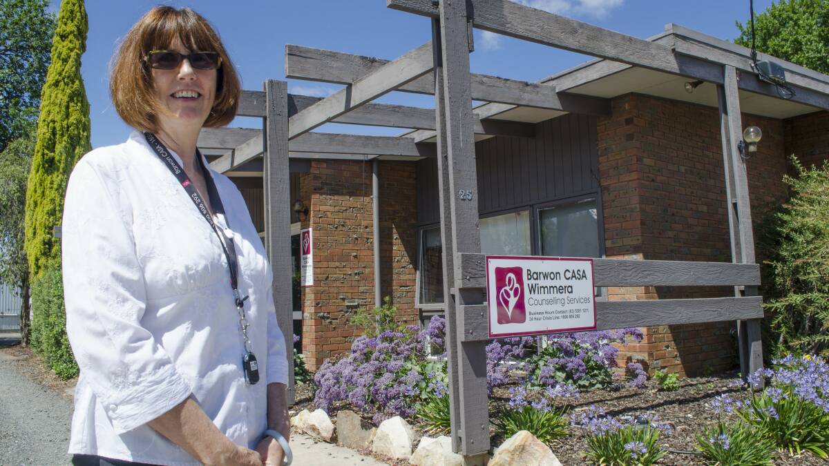 NEARLY THERE: Barwon CASA Wimmera Counselling Services manager Jo-Anne Bates outside the group’s centre in Horsham. Urgent upgrades to the centre will be completed before Christmas. Picture: EMMA D’AGOSTINO