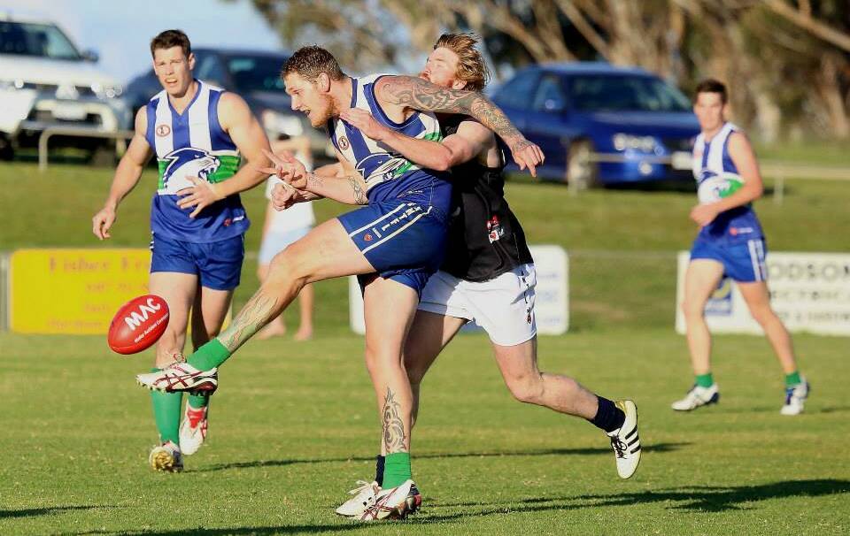 BACK: Kaniva-Leeor United's Neil Reeve will return from a shoulder injury at the weekend. Picture: STEVE BROWN