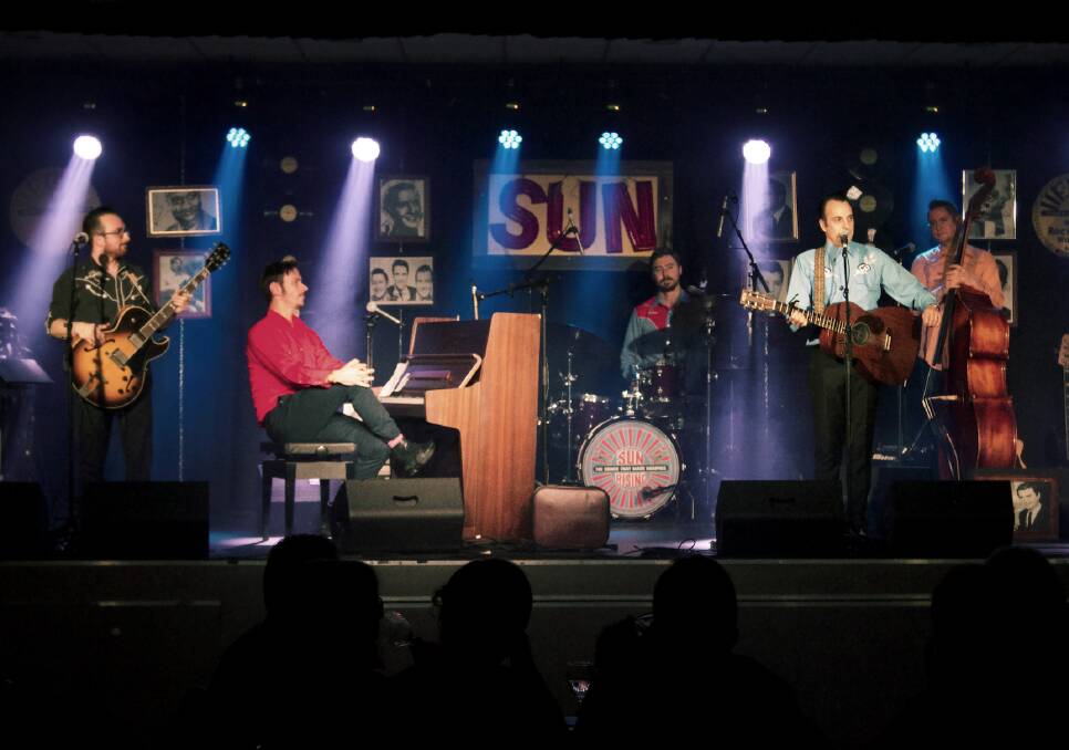 SHINE ON: The five-piece tribute band Sun Rising will perform the music of 1950s rock and roll greats at Wesley Performing Arts Centre on Friday.
