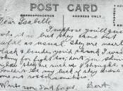 Letters from diggers to Vectis woman Isabelle Dumesny were uncovered by her son Noel when he was cleaning her house.